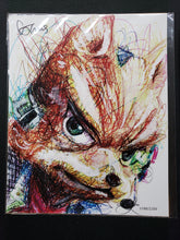 Load image into Gallery viewer, &quot;STARFOX&quot; Fox McCloud 8&quot; x 10&quot; Art Print by Cody James Signed of/2200 W/ COA, Bam! Gamer Box Exclusive 