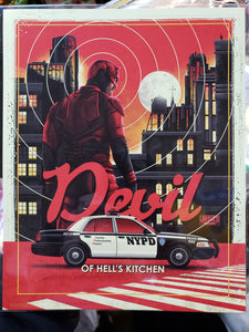 "Devil of Hell's Kitchen" DAREDEVIL 8" x 10" Art Print by Derek Payne, signed of/1150 Bam! Box Exclusive