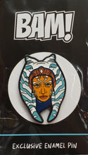 Load image into Gallery viewer, STAR WARS, &quot;AHSOKA TANO&quot; THE MANDALORIAN, Collectible Enamel Pin, Bam! GEEK Box Exclusive