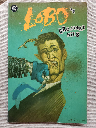 LOBO'S GREATEST HITS, TPB (DC Comics 1991) SIMON BISLEY COVER - VG/ VF