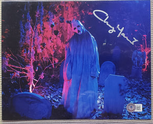 Chaney Morrow "Ghost" HAUNT Autograph, Bam! Horror 8 x 10 Picture with Certificate of Authenticity by Beckett