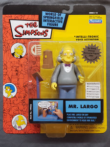 The Simpsons "MR. LARGO" WORLD OF SPRINGFIELD - Series 12 Interactive Figure (Playmates) 