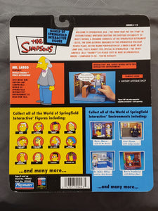 The Simpsons "MR. LARGO" WORLD OF SPRINGFIELD - Series 12 Interactive Figure (Playmates) 