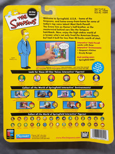 The Simpsons "Herb Powell" WORLD OF SPRINGFIELD "All Star Voices" - Series 1 Interactive Figure (Playmates) 