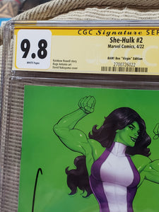 She-Hulk #2 (2022) Signed David Nakayama Virgin EXCLUSIVE BAM Variant, CGC 9.8