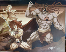 Load image into Gallery viewer, &quot;THUNDERCATS” 8&quot; x 10&quot; Art Print by Steven Wayne Signed of/500 Variant W/ COA, Bam Box Exclusive