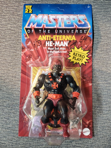 ANTI-ETERNIA HE-MAN Most Evil Man in the Universe! - Masters of the Universe RETRO PLAY (2022 MOTU) Action Figure