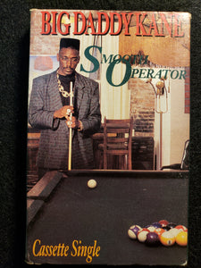 Big Daddy Kane "Smooth Operator / Warm it Up, Kane" Cassette Single, 1989 Cold Chillin' VG