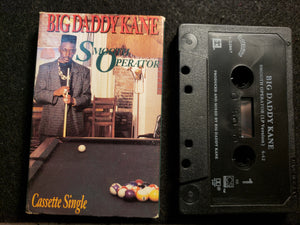 Big Daddy Kane "Smooth Operator / Warm it Up, Kane" Cassette Single, 1989 Cold Chillin' VG