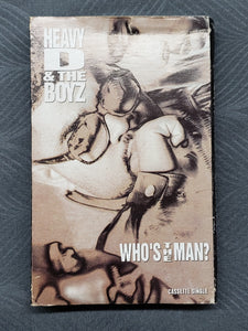 Heavy D & the Boyz "Who's the Man? & Instrumental" Cassette Tape Single, MCA 1992 G/VG