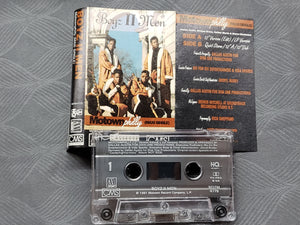 Boyz II Men "MOTOWNphilly & Remixes" Cassette Tape Maxi Single , Motown 1991 G/VG