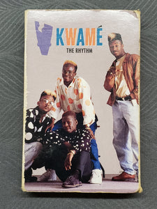 KWAME "The Rhythm/ U Gotz 2 Get Down (Mad Bone Age Version)" Cassette Tape Single, 1989 Atlantic Hip Hop R&B, G/VG
