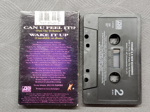 KWAME & A New Beginning "Can U Feel It? / Wake it Up" Cassette Tape Single, 1992 Atlantic Hip Hop R&B, G/VG