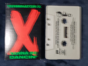 Terminator X ft Celo, Chuck D, Sister Souljah "Wanna Be Dancin' & Buck Whylin' " Single Cassette Tape, Rush 1991