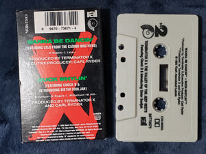 Terminator X ft Celo, Chuck D, Sister Souljah "Wanna Be Dancin' & Buck Whylin' " Single Cassette Tape, Rush 1991
