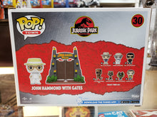 Load image into Gallery viewer, JOHN HAMMOND WITH GATES &quot;JURASSIC PARK&quot; Deluxe Funko POP! TOWN #30 Target Exclusive