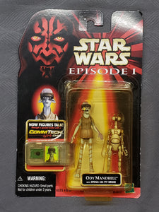 STAR WARS "Episode I: The Phantom Menace" Ody Mandell with Otaga 222 Pit Droid, COMM TECH Action Figure, Hasbro