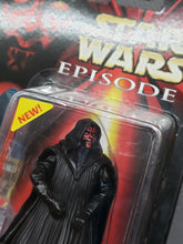 Load image into Gallery viewer, STAR WARS &quot;Episode I: The Phantom Menace&quot; Darth Maul with Cloak &amp; Lightsaber, COMM TECH Action Figure, Hasbro