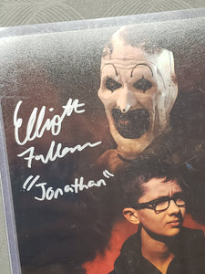 Elliott Fullman "Jonathan" TERRIFIER 2 Autograph, Bam! 166/350! Horror 8 x 10 Picture with Certificate of Authenticity by Beckett