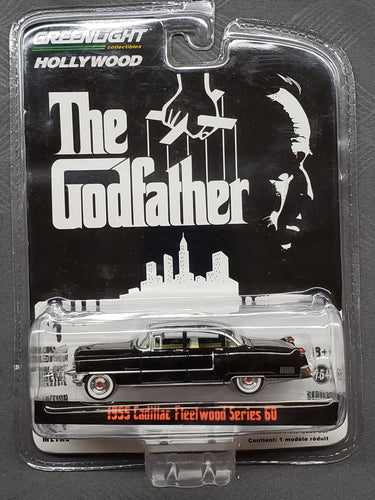 2017 Greenlight Hollywood The Godfather Black '55 Cadillac Fleetwood Series 60
