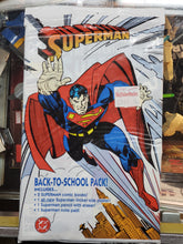 Load image into Gallery viewer, 1993 DC Superman Back to School Pack Include 2 Comics, Poster, Pencil, &amp; Notepad