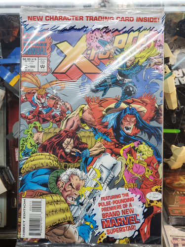 X-Force Annual #2 - Oct 1993 - Vol.1 - Polybagged - Minor Key - MARVEL Comics
