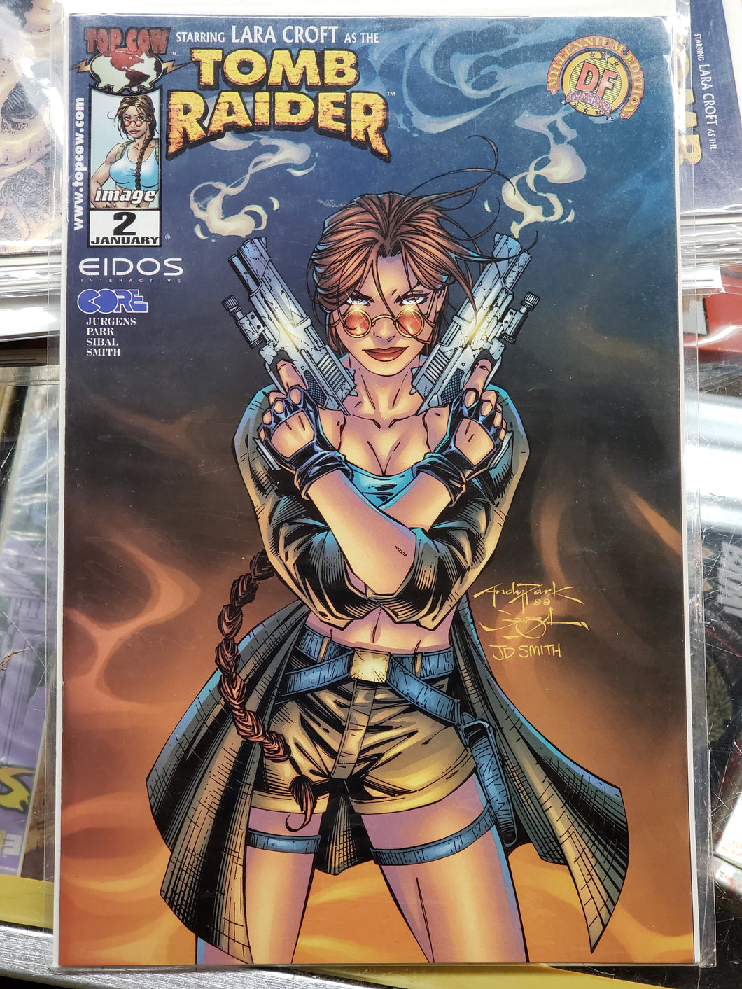 Tomb Raider (1999) #2 DF Dynamic Forces Comic Variant w COA F/VF LE 0855 / 10000
