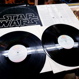 Star Wars Original Movie Soundtrack  1977 Vintage Vinyl 2 Record Set W Sleeve