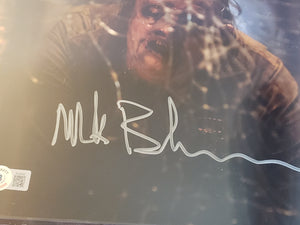 Mark Burnham "Leatherface" TEXAS CHAINSAW MASSACRE Autograph, Bam! Horror 8 x 10 Picture with Certificate of Authenticity by Beckett