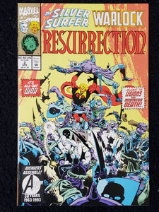 Silver Surfer / Warlock: Resurrection #1,2 Lot of 2 Marvel Comic Books 1993 VG/F