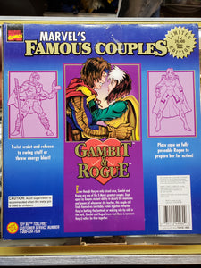 Marvel’s Famous Couples Gambit & Rogue Action Figure 1997 Toy Biz Vintage