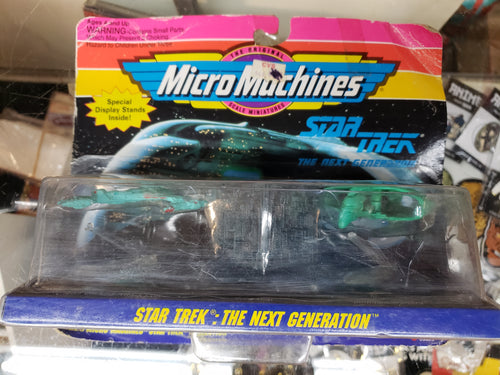 Micro Machines Star Trek The Next Generation #3 Klingon, Romulan & Borg Ships