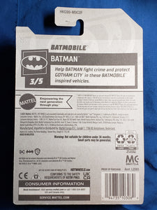 2021 Hot Wheels "1989 Batman" Batmobile with Orange Stripes #103/250 Batman 3/5