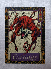 Load image into Gallery viewer, 1994 AMAZING SPIDER-MAN - 1ST ED. - SUSPENDED ANIMATION CARD ( 5/12 ) CARNAGE