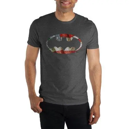 The Batman Patriotic Bat Symbol T-shirt Tee Shirt