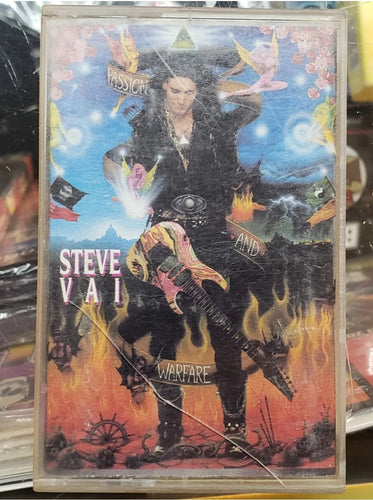 Steve Vai Passion And Warfare Cassette VG+ Relativity 1990. Good Condition