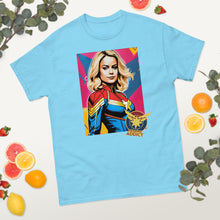 Load image into Gallery viewer, Mock Movie Poster, Heroine Addict (CAPTAIN MARVEL inspired Design) Short-Sleeve Unisex T-Shirt