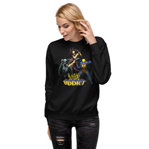Heroine Addict, "Nice Outfits" (ALL NEW WOLVERINE inspired Design) Unisex Premium Sweatshirt
