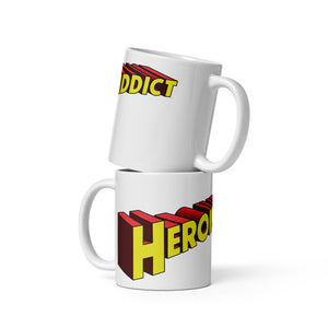 Heroine Addict (SUPERGIRL inspired Design) White Glossy Mug