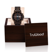 Load image into Gallery viewer, Obsidian TruWood Watch