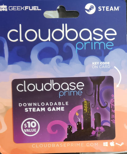 CLOUDBASE PRIME - Steam Downloadable Game -Key Card, Geek Fuel Exclusive