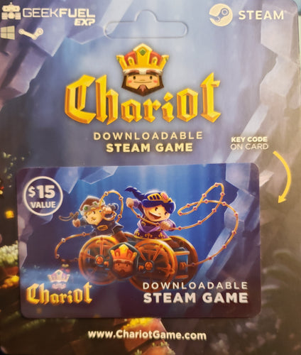 CHARIOT - Steam Downloadable Game -Key Card, Geek Fuel Exclusive