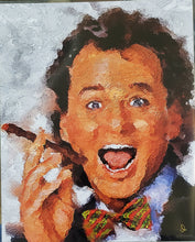 Load image into Gallery viewer, &quot;BILL&quot; Bil Murray SCROOGED 8&quot; x 10&quot; Art Print by Quillen Thompson, signed of/2000 Bam! Box Exclusive  