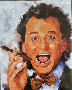"BILL" Bil Murray SCROOGED 8" x 10" Art Print by Quillen Thompson, signed of/2000 Bam! Box Exclusive  