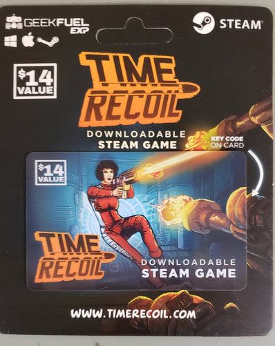 TIME RECOIL - Steam Downloadable Game -Key Card, Geek Fuel Exclusive