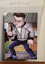 Load image into Gallery viewer, Bam! Exclusive Artist Select Trading Card 5.6 Biff Tannen - Back to the Future &quot;The Battle (6)&quot; by Mark Melton of/2500