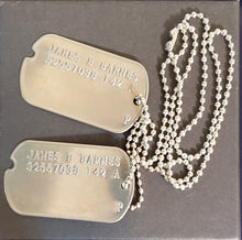 Load image into Gallery viewer, &quot;Winter Soldier&quot; Movie Prop Replica, James B Barnes Dog Tag, BAM! Cosplay
