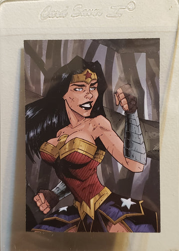 Bam!, Exclusive Artist Select Trading Card 5.7 WONDER WOMAN, DC Superhero 