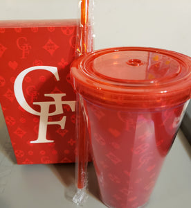 GEEK FUEL (Fashion Inspired) Travel Tumbler and Straw
