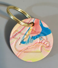 Load image into Gallery viewer, HOW TO DRAW [adult swim] multi color pleather Keychain. As Seen on Adult Swim, RETIRED merch